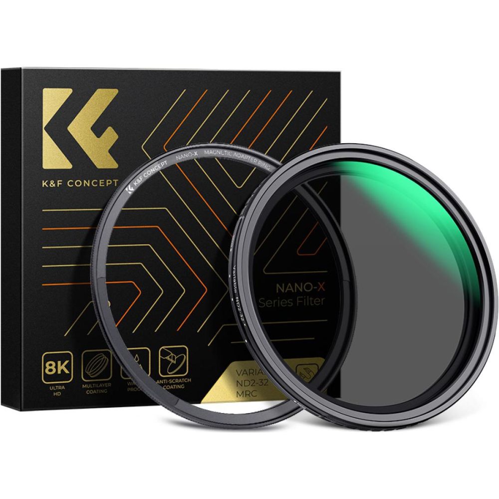 K&F Concept variable ND filter ND2-ND32 Nano X - 62mm