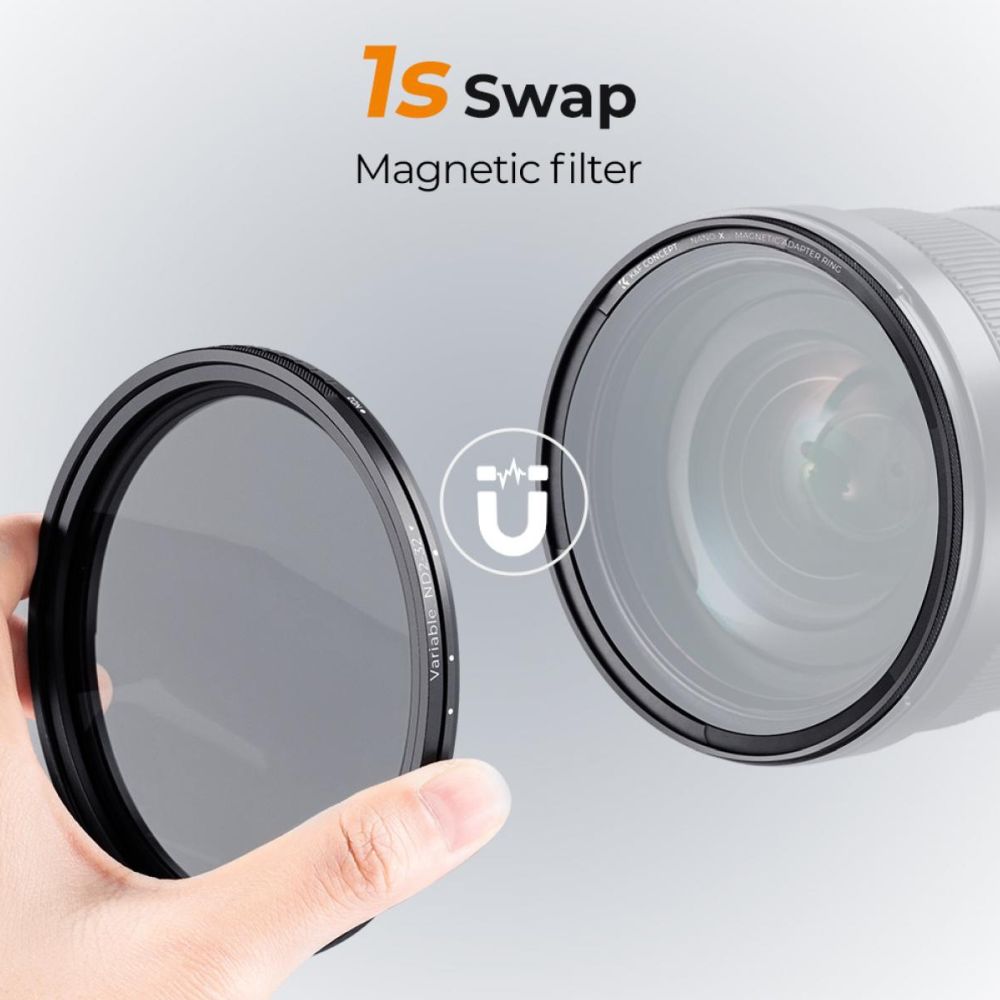 K&F Concept variable ND filter ND2-ND32 Nano X - 62mm