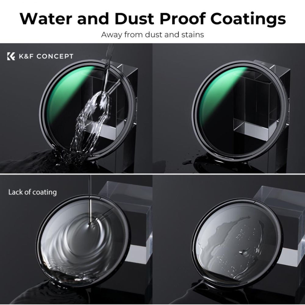K&F Concept variable ND filter ND2-ND32 Nano X - 62mm