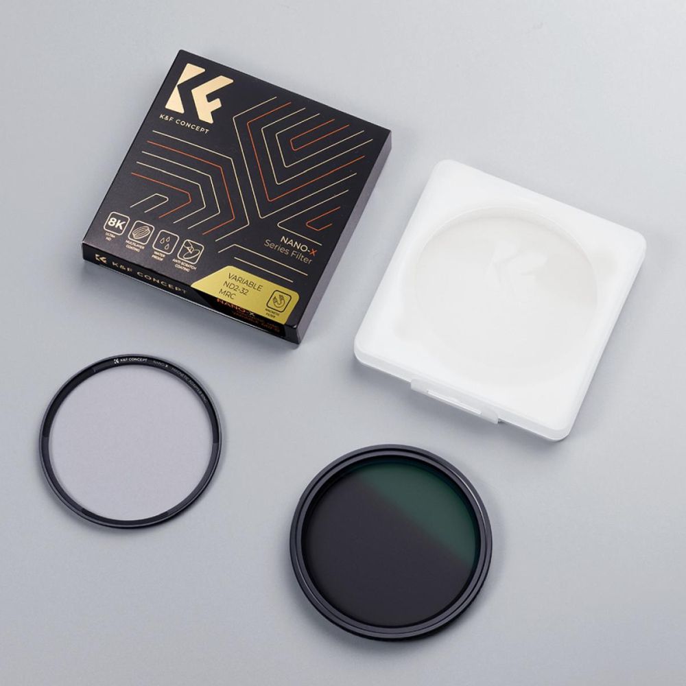 K&F Concept variable ND filter ND2-ND32 Nano X - 62mm