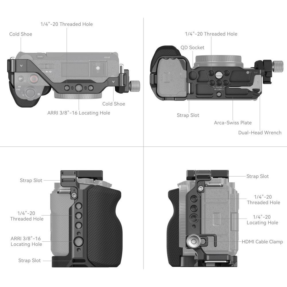 SmallRig 4257B Kit gabbia per Sony ZV-E1