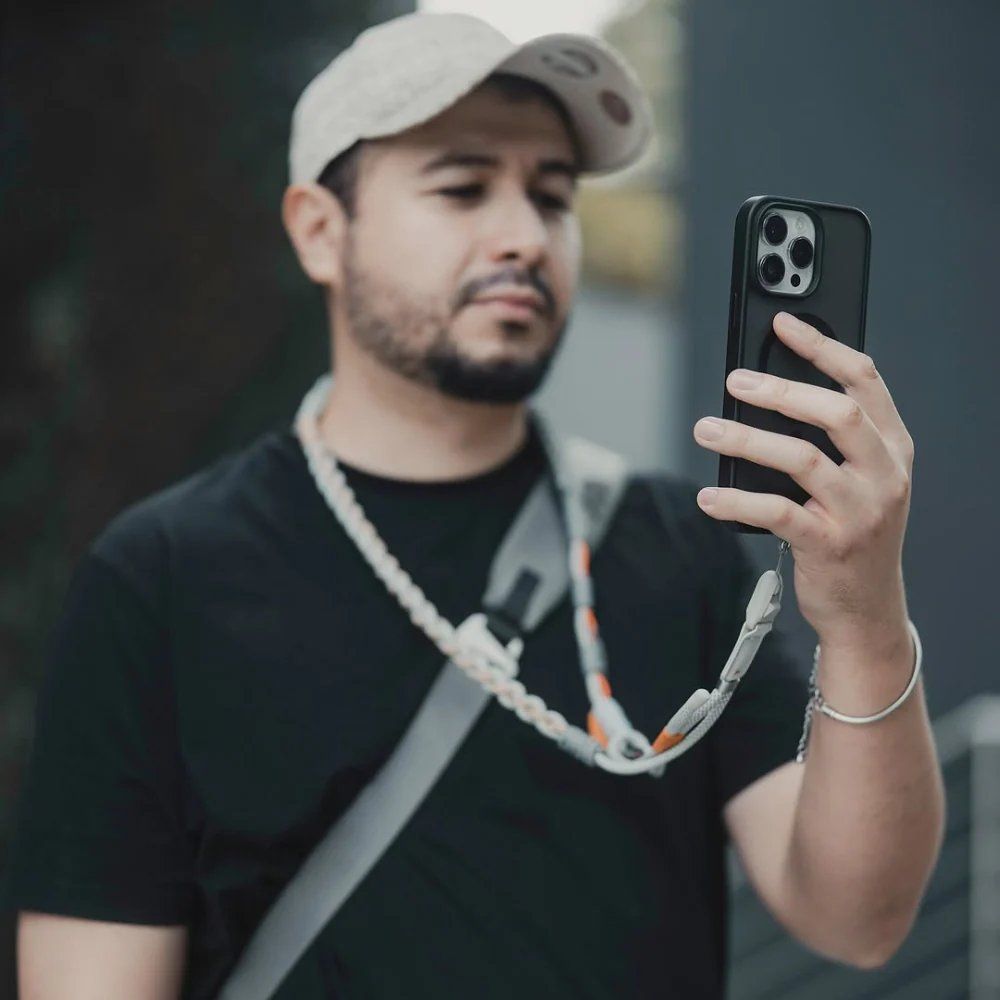 PGYTech LinkGo Phone Photography Strap Dual Mount Version, Braided-Stellar Black