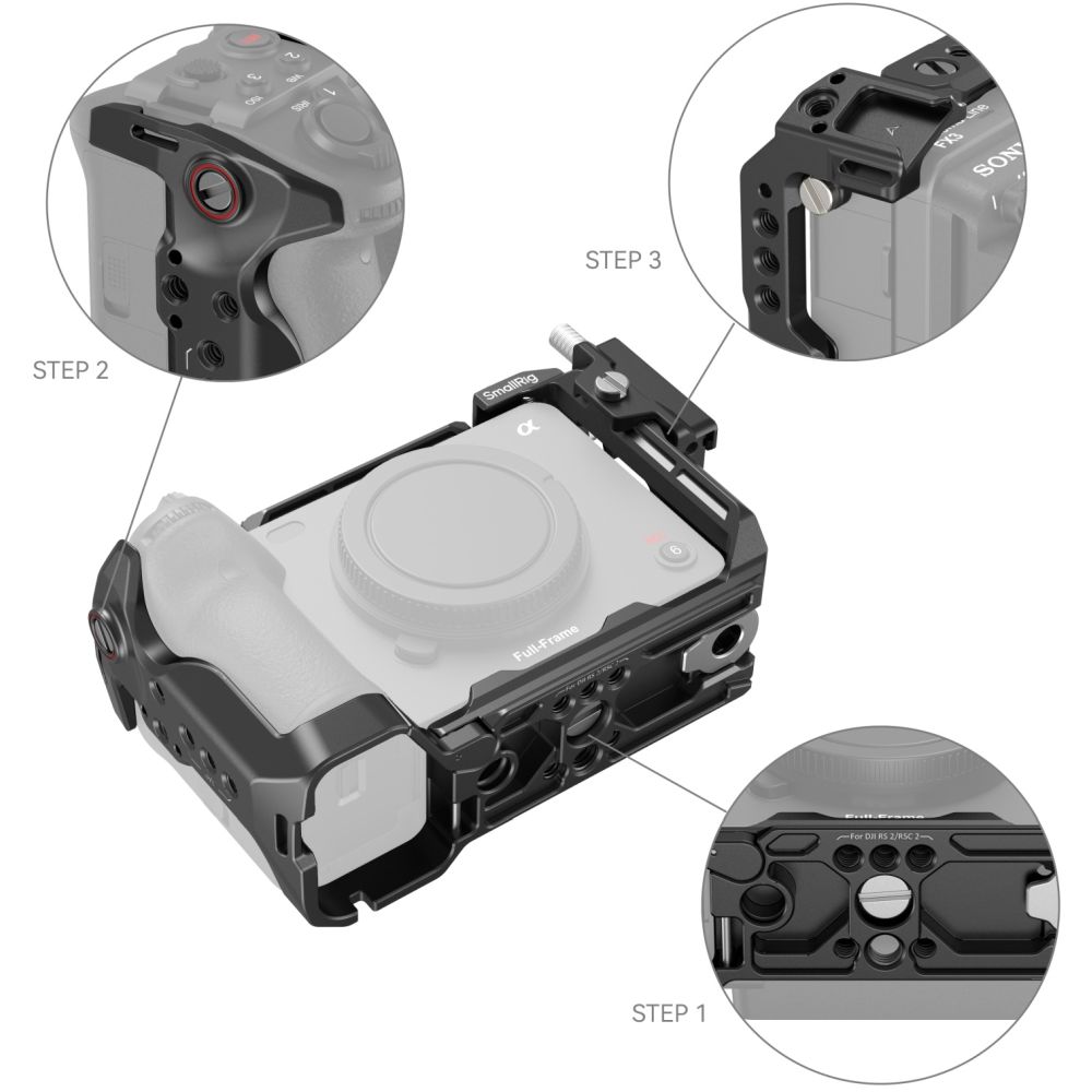 SmallRig 4183B Cage for Sony FX30 / FX3