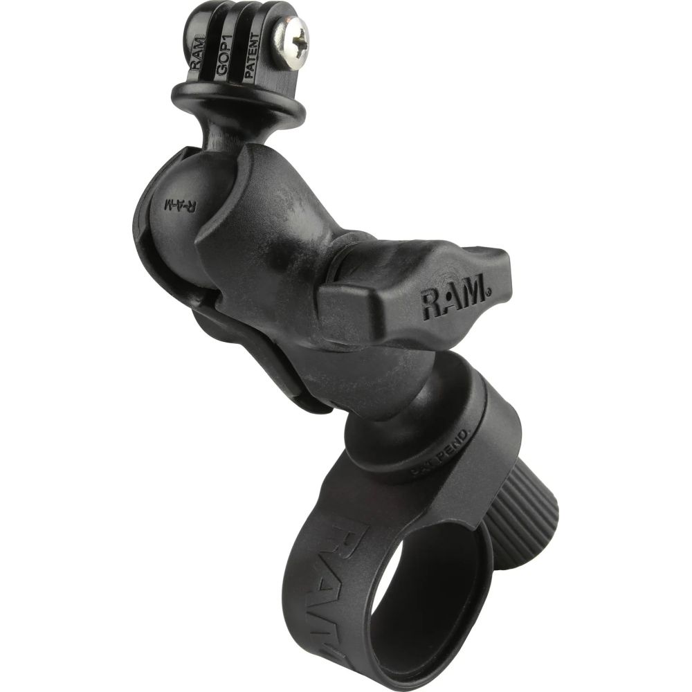 Ram Tough-Strap Double Ball Mount met Universal Action Camera Adapter