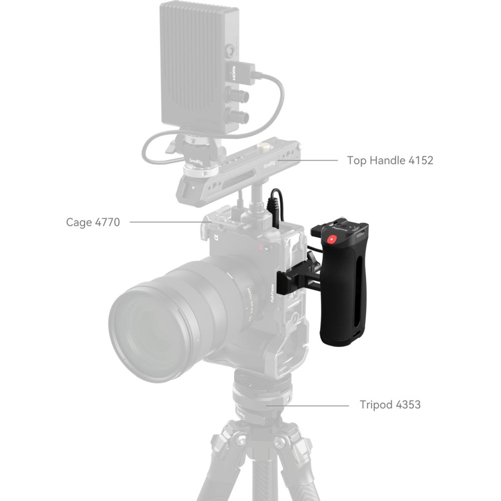 SmallRig 5694 Arca-Type Side Handle met Rec Trigger