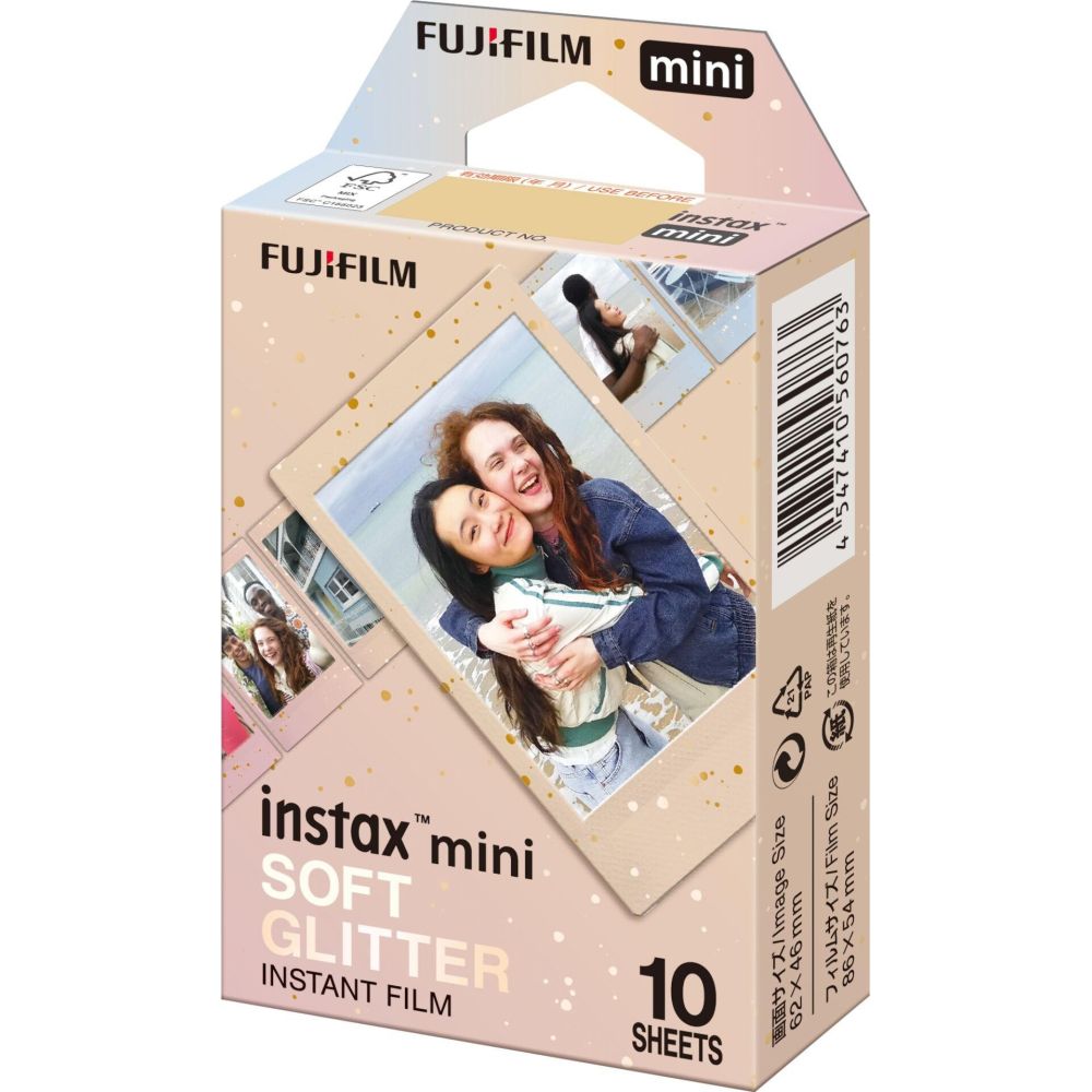 Fujifilm INSTAX mini Película Soft Glitter / paquete de 10