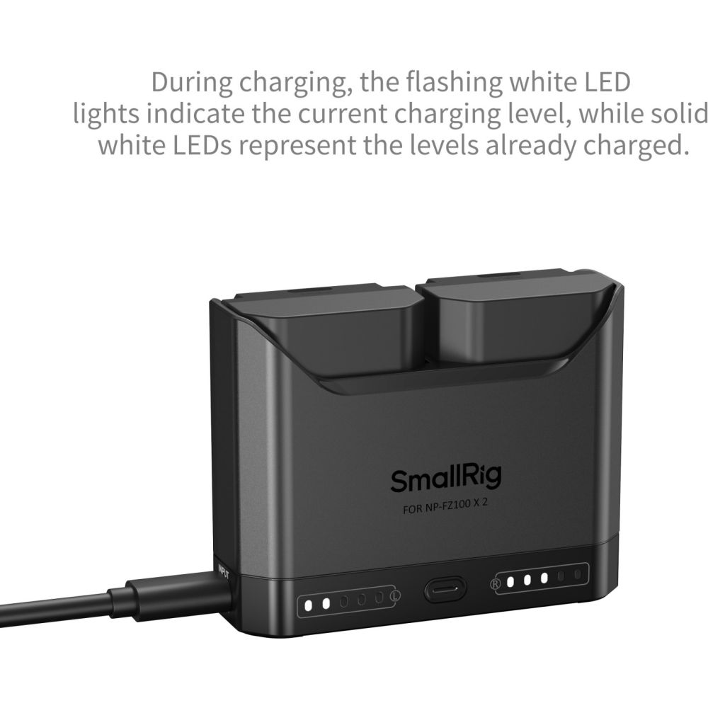 SmallRig 5489 Camera Battery Charger for NP-FZ100