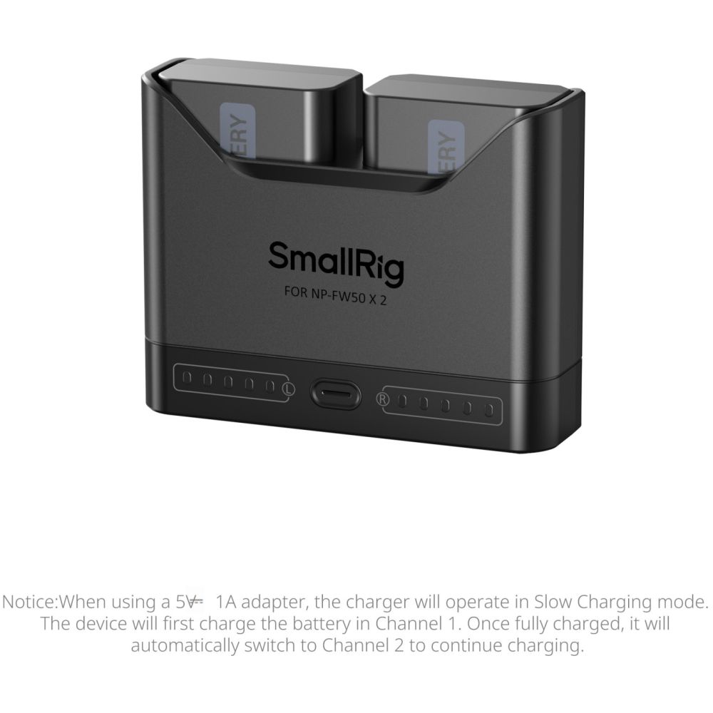 SmallRig 5493 Camera Battery Charger voor NP-FW50