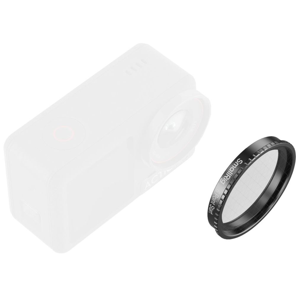 SmallRig 5839 Attachable Star Cross Filter (6 Points) for DJI Osmo Action 5 Pro / 4