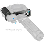 SmallRig 5665 Placa de montaje en forma de L con mango de silicona para FUJIFILM X-T30 / X-T30 II / X-T30 III, color plata carbón
