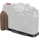 SmallRig 5666 Placa de montaje en forma de L con mango de madera para FUJIFILM X-T30 / X-T30 II / X-T30 III, negra