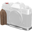 SmallRig 5667 L-Shaped Mount Plate met Wooden Handle voor FUJIFILM X-T30 / X-T30 II / X-T30 III, Silver
