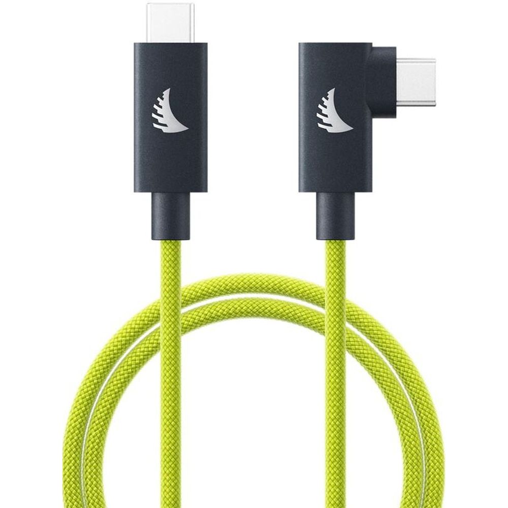 Angelbird USB-C 4.0 Solid Flex Cable Right-Angle Lime 32cm