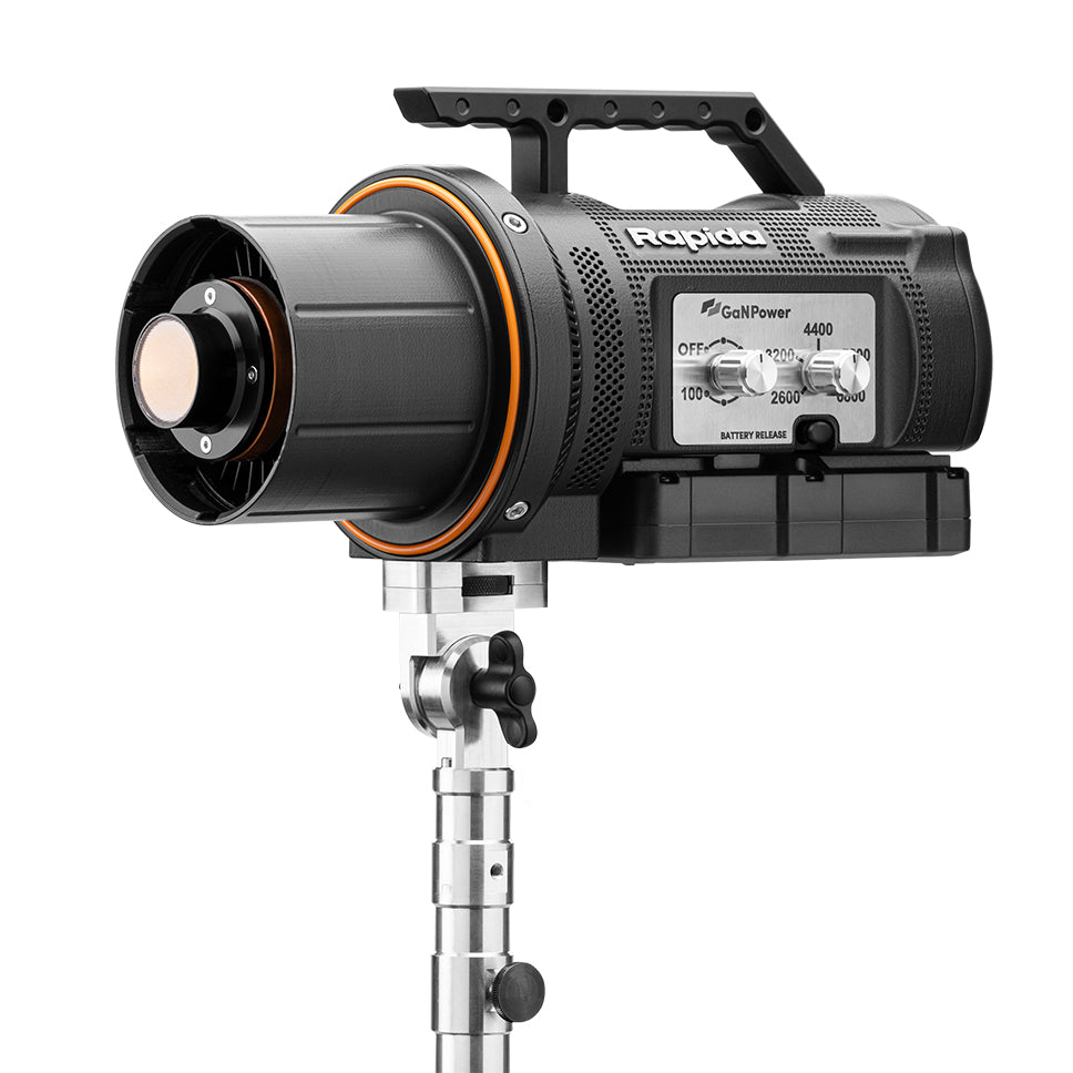 Maxima Rapida + wide optic 70° + SWIT 98Wh 150W V-Mount Battery kit