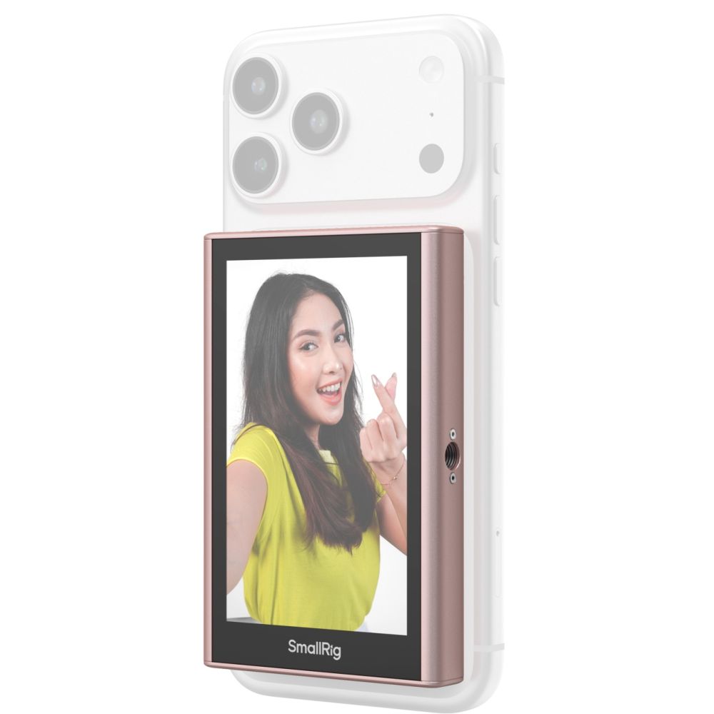 SmallRig 5746 Adaptador de duplicación de pantalla inalámbrico para teléfono móvil (kit para selfies)