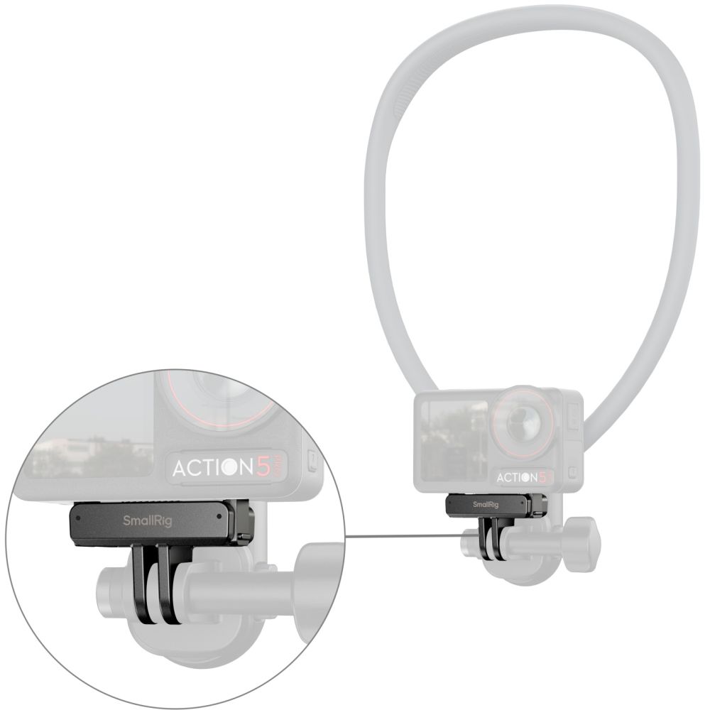 SmallRig 5813 Quick Release Mount Adapter voor DJI Osmo 360 / Action 5 Pro / 4 / 3