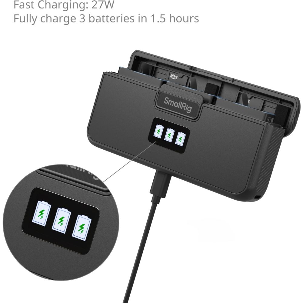 SmallRig 5418 Camera Battery Charger voor GoPro 9/10/11/12