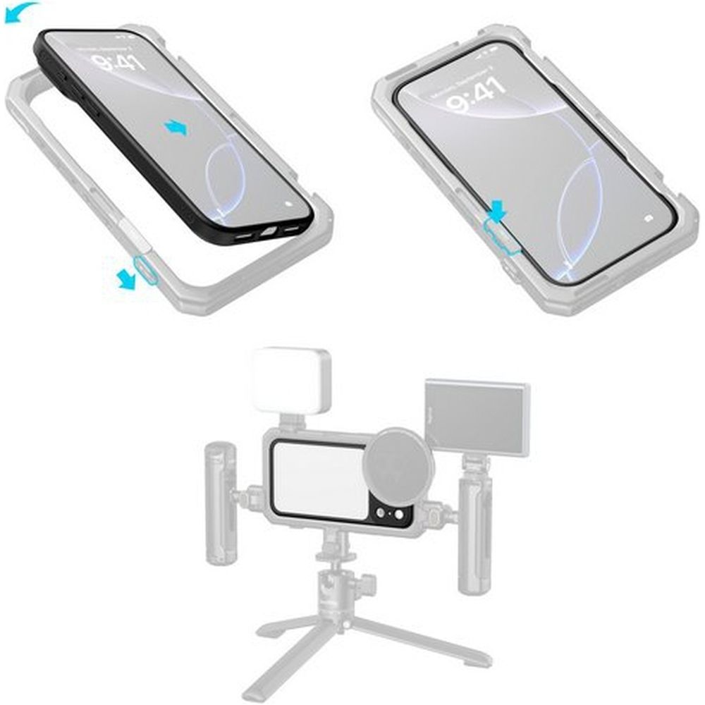 SmallRig 5790 FilMov Lightweight Photography Bumper Case voor iPhone 17 Pro, Black