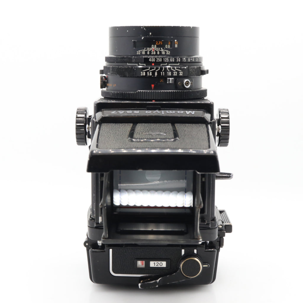 Mamiya RB67 Pro S + Mamiya Sekor C 127mm F/3.8 + 120 film back used