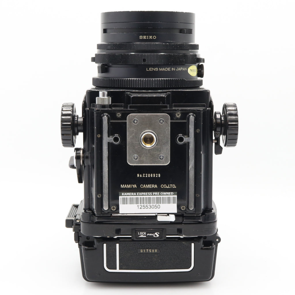 Mamiya RB67 Pro S + Mamiya Sekor C 127mm F/3.8 + 120 film back used