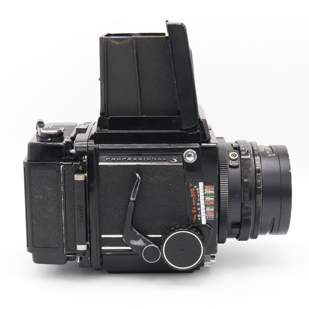 Mamiya RB67 Pro S + Mamiya Sekor C 127mm F/3.8 + 120 film back used