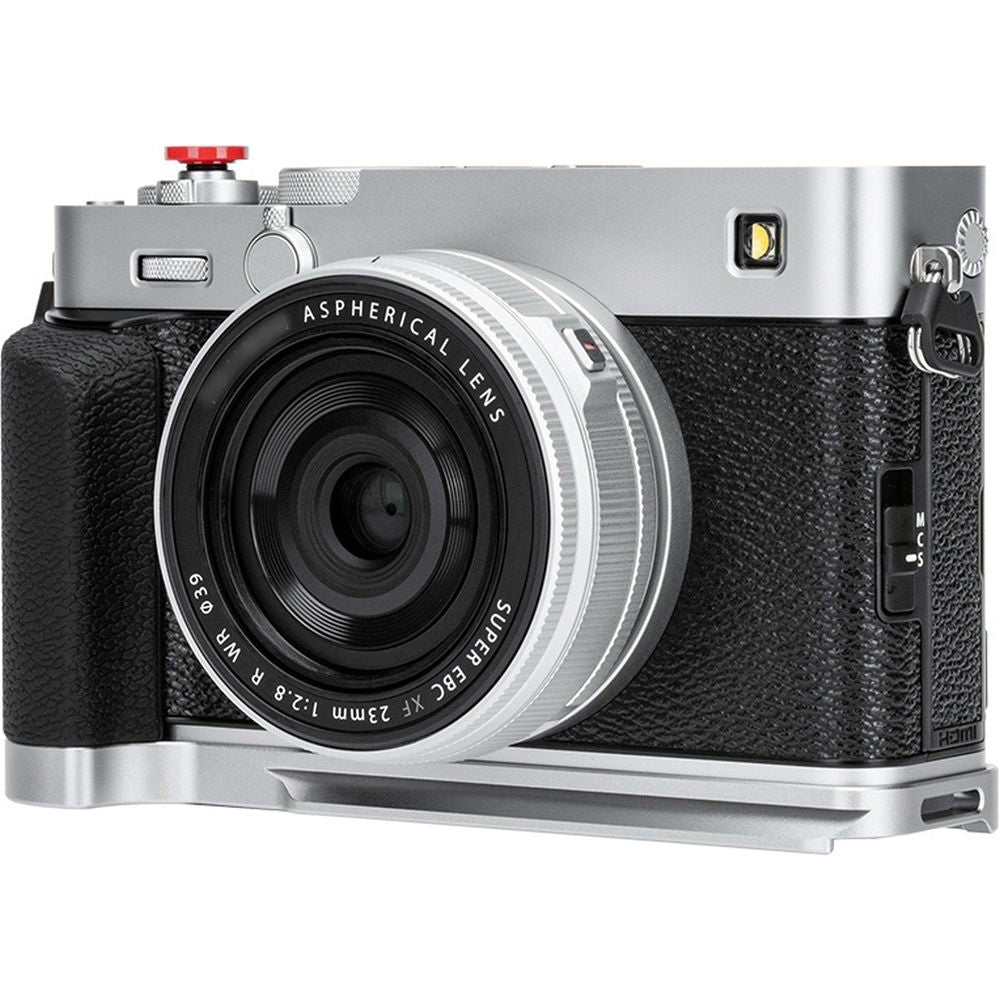 JJC Camera Hand Grip Silver voor FUJI X-E5