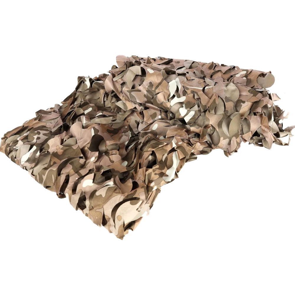Buteo Photo Gear Rojo de camuflaje 3D con hojas, camuflaje forestal marrón, 1,5 x 3 m