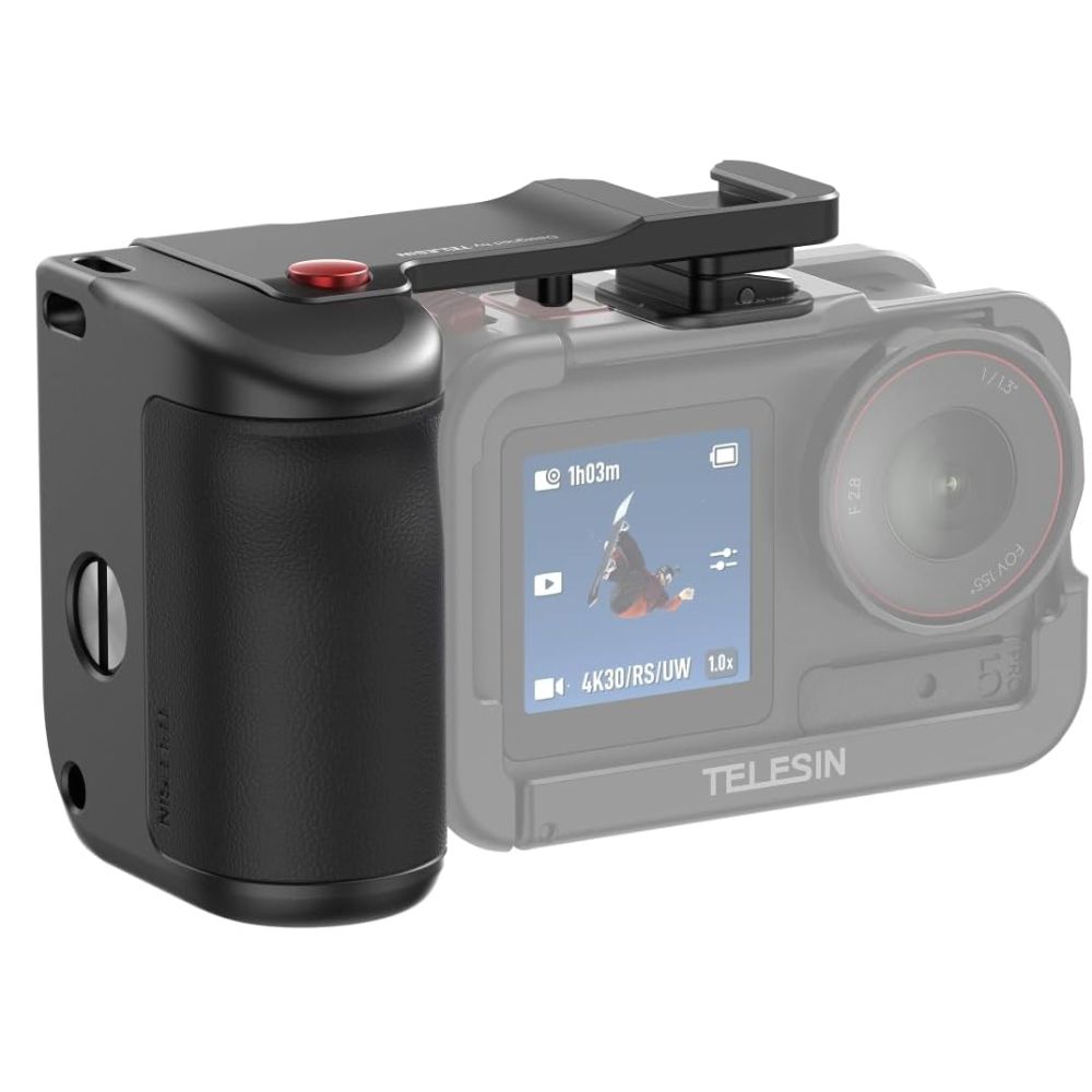 Telesin Empuñadura para fotografía callejera para DJI Osmo Action 3/4/5