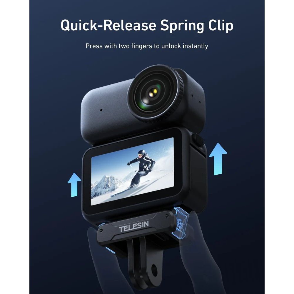 Telesin Quick-Release-adapter GoPro-mount voor DJI Osmo Nano