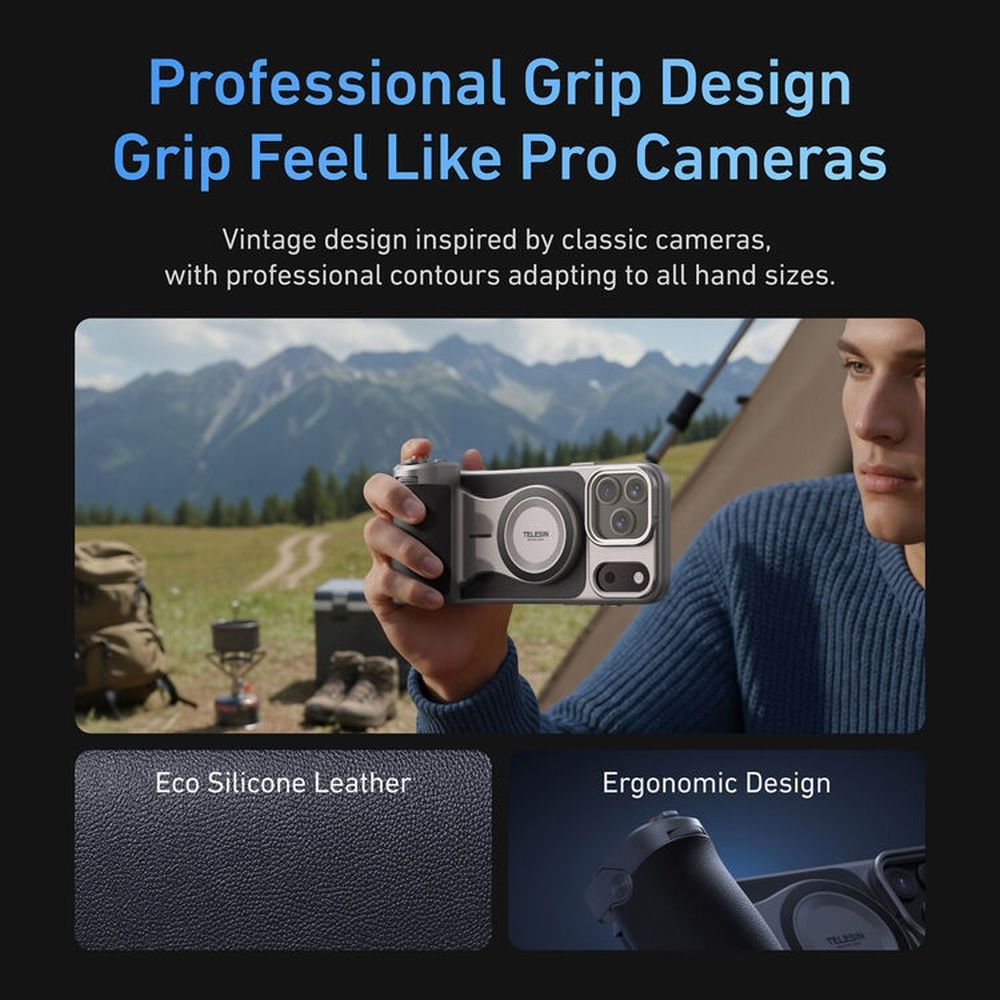 Telesin Master Grip for iPhone 17 Pro - Creator Combo
