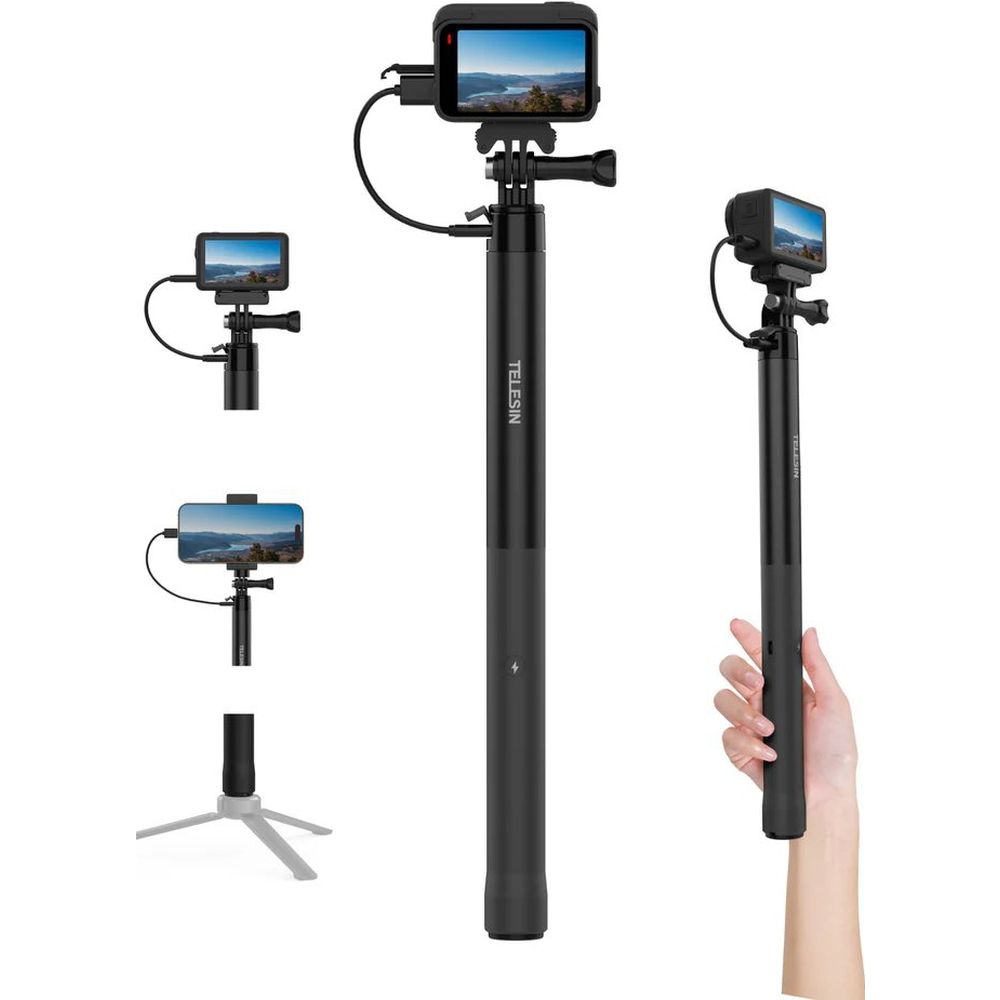 Telesin Power Palo selfie 2.0 - 102 cm, 18 W, 5000 mAh