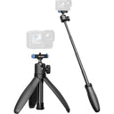 Telesin Mini trípode Palo de selfi 2.0 con rótula para GoPro