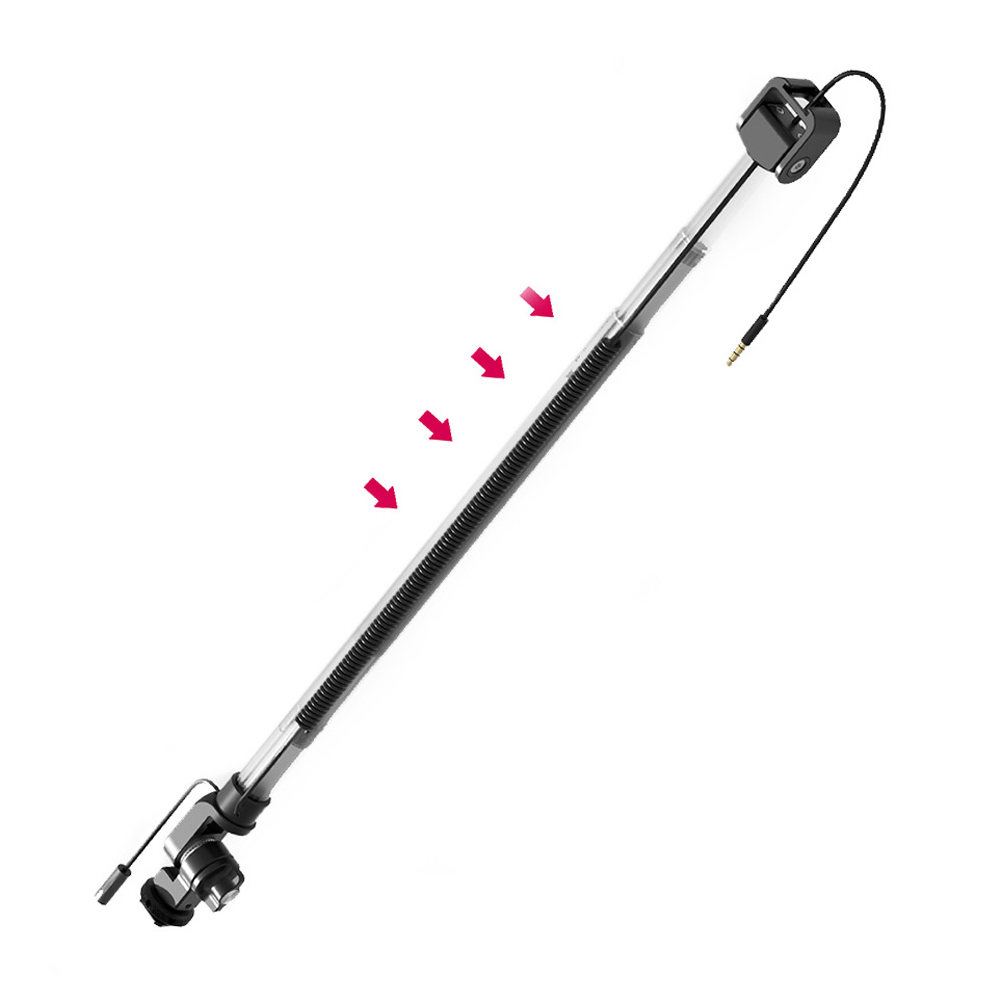 Ulanzi ZJ08 Brazo para cámara con micrófono con cable