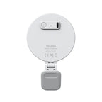 Telesin Mini lámpara anular para selfies con pinza para smartphone - blanco