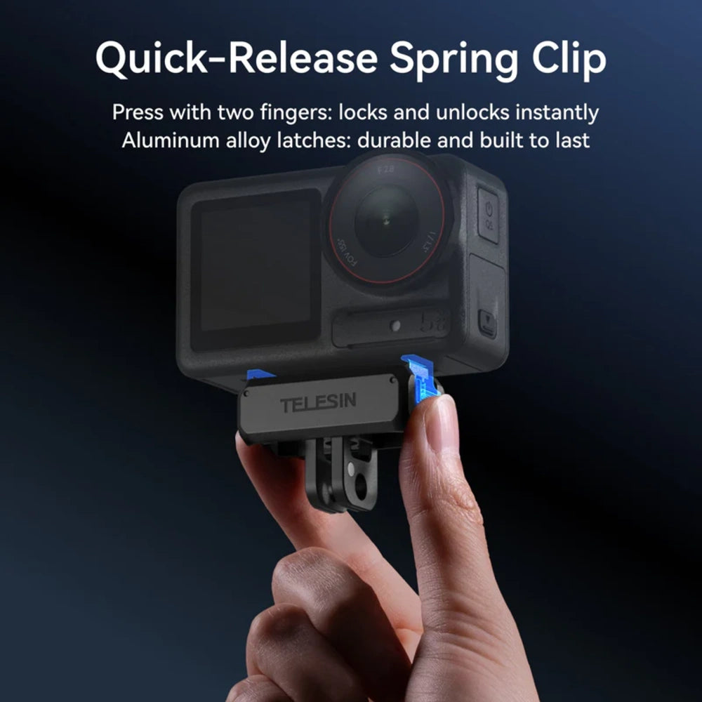 Telesin Quick-Release Attacco per DJI Osmo Action & Osmo 360