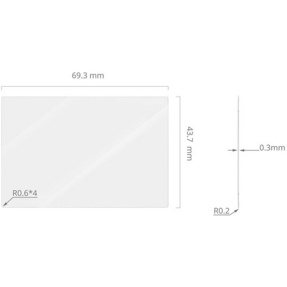SmallRig 5804 Protector de pantalla para FUJIFILM X-T30 III / X-T30 II / X-T30 / X-S10