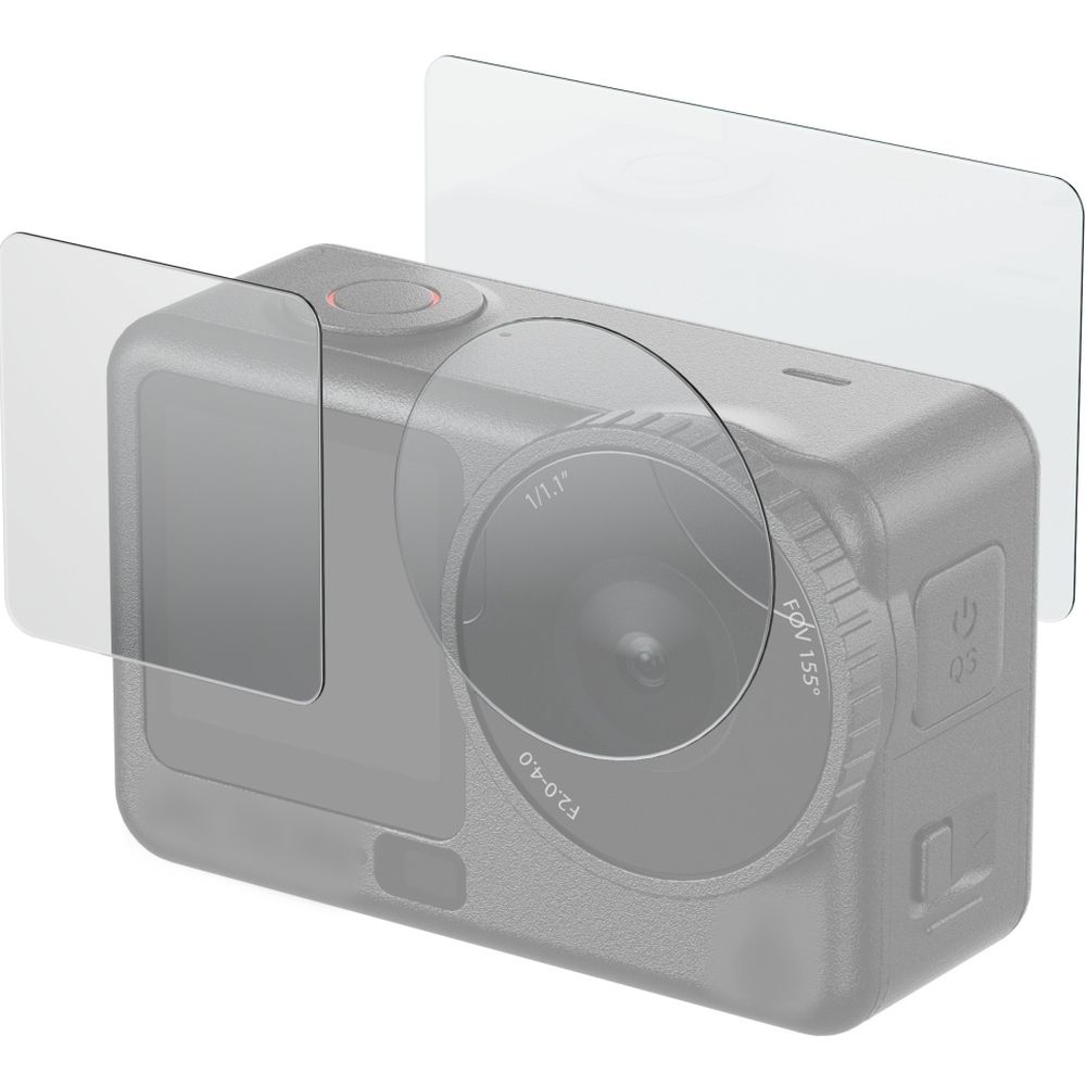 SmallRig 5892 Kit de protector de pantalla de vidrio templado para DJI Osmo Action 6