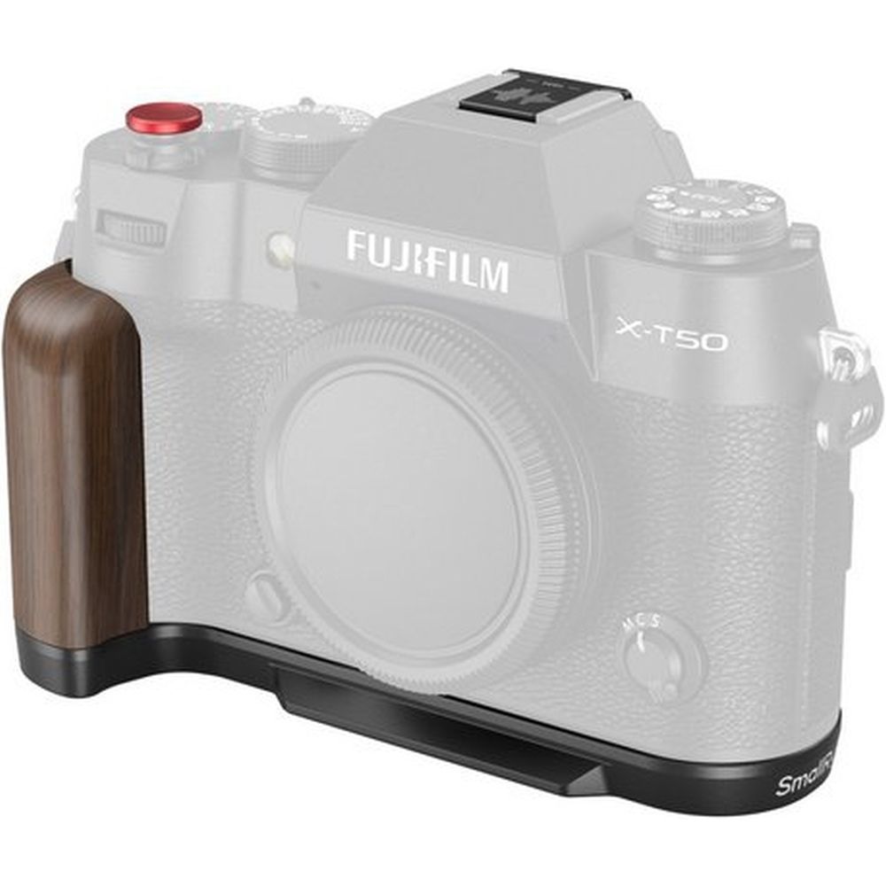 SmallRig 4784C Houten L-vormige grip voor Fujifilm X-T50 (zwart)