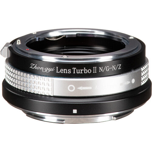 Zhongyi Mitakon Objetivo Turbo Mark II Adaptador 0,726x – Nikon F a Nikon Z