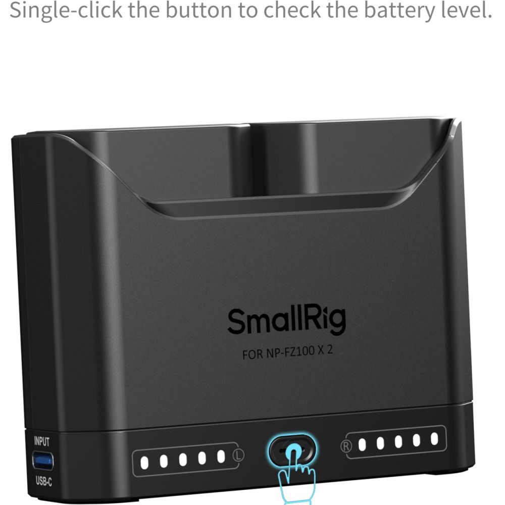 SmallRig 5483 Turbo Charging Kit voor NP-FZ100 Camera Batteries