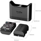 SmallRig 5484 Turbo Charging Kit voor LP-E6NH Camera Batteries