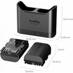 SmallRig 5485 Kit de carga turbo para baterías de cámara LP-E6P