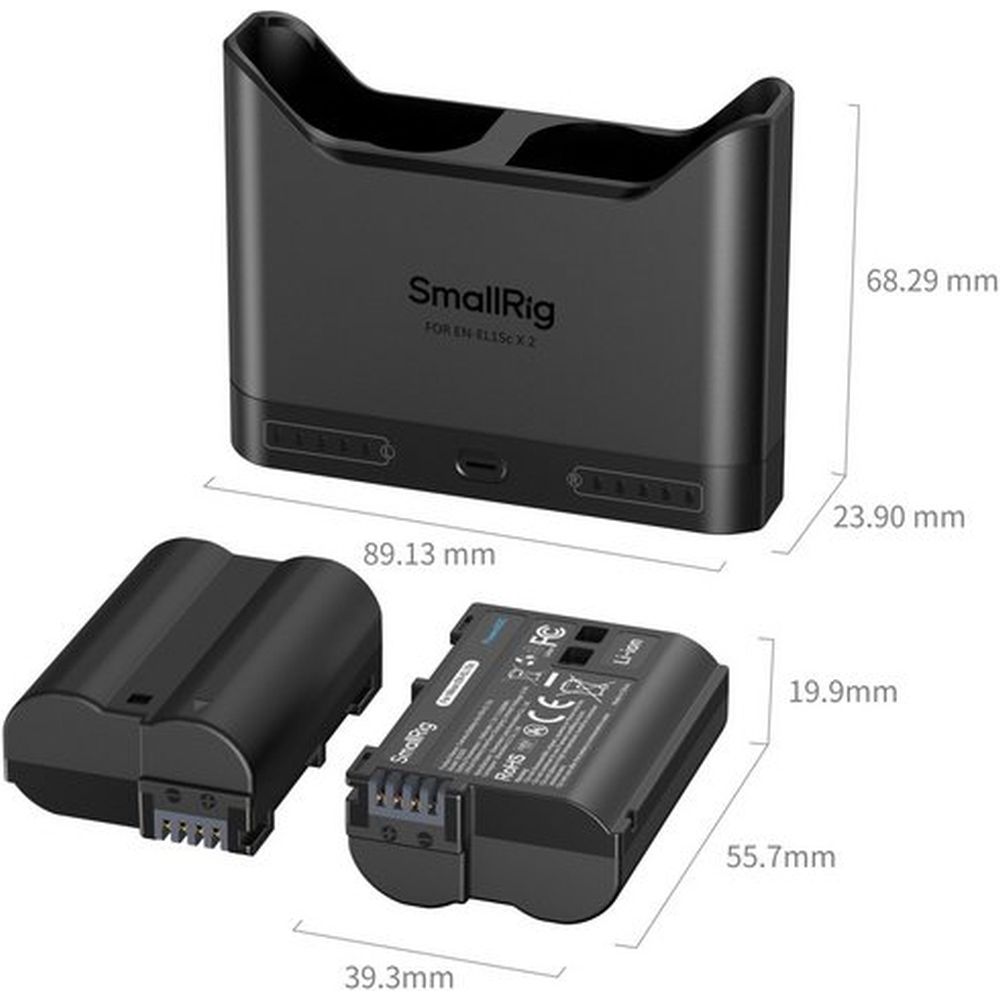 SmallRig 5486 Turbo Charging Kit voor EN-EL15c Camera Batteries