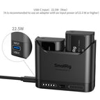 SmallRig 5487 Turbo Charging Kit voor DMW-BLK22 Camera Batteries