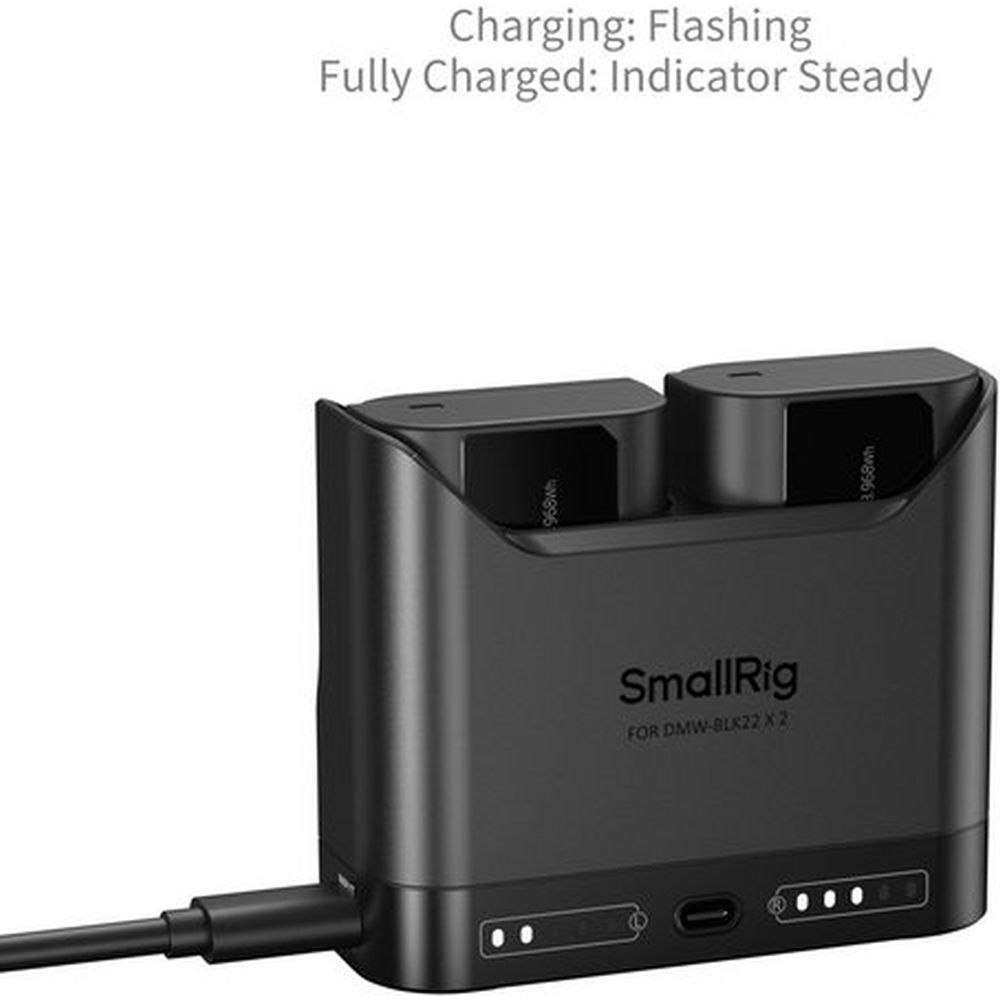 SmallRig 5487 Turbo Charging Kit voor DMW-BLK22 Camera Batteries