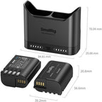 SmallRig 5487 Turbo Charging Kit voor DMW-BLK22 Camera Batteries