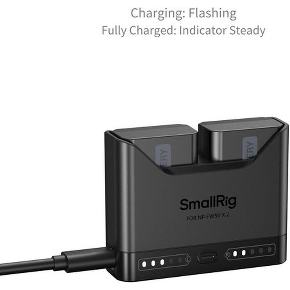 SmallRig 5488 Turbo Charging Kit voor NP-FW50 Camera Batteries