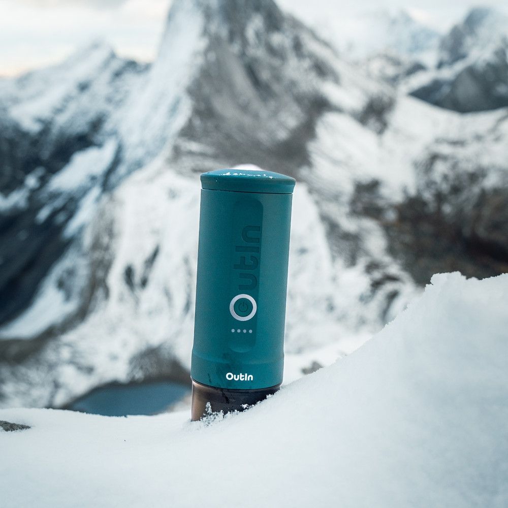 OutIn Nano Portable Electric Espresso Machine – Verde azulado