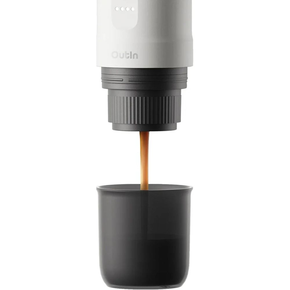 OutIn Nano Portable Electric Espresso Machine – Blanco perla