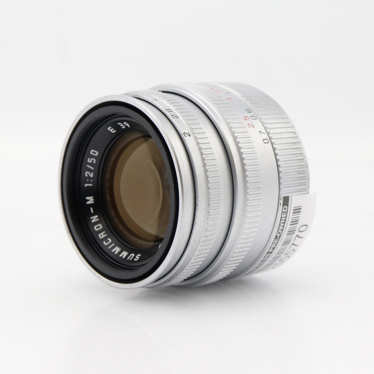Leica 11816 Summicron-M 50mm f/2 zilver tweedehands